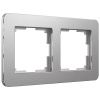 Рамка на 2 поста Werkel Platinum (Платинум) 4690389184444