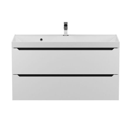 Тумба под раковину Uperwood Tanos 2930205144 100х50 подвесная цвет белый