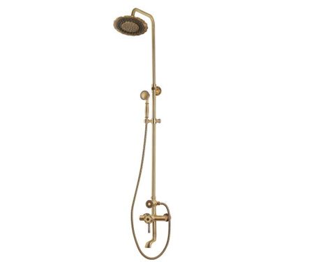 Душевая стойка Bronze de Luxe 10120DF настенная цвет бронза