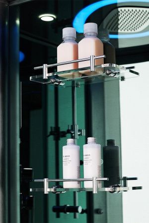 Душевая кабина SSWW BU602 100х100 четверть круга с крышей ориентация универсальная