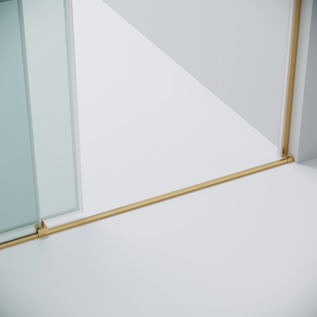 Душевая дверь Grossman Galaxy 100.K33.01.140.32.00 140х195 стекло прозрачное профиль золото глянцевое