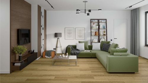 SPC ламинат Damy Floor FAMILY 190902EL-07F Дуб Золотой толщина 0.4 см 43 класс 1220х180 - фото 3