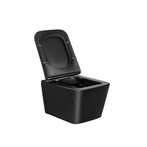 Унитаз подвесной Vincea Q-Line VT1-12MB черный матовый - фото 5