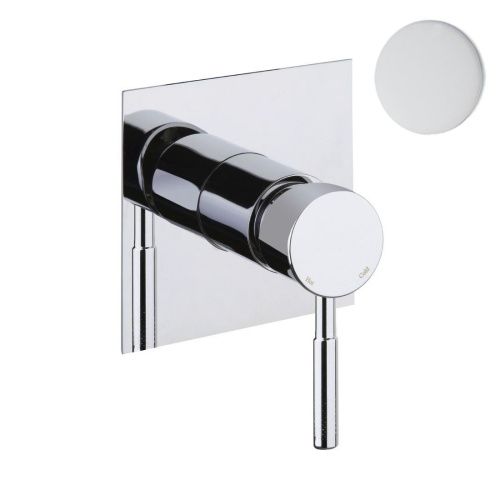 Смеситель для ванны и душа Webert Rimini RI880101740 настенный белый - фото 2