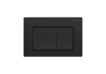 Клавиша смыва механическая Aquatek TDI-0000007 цвет черный матовый