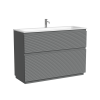 Тумба под раковину Sancos FOLK Floor FL120FES 120х40 напольная цвет серый