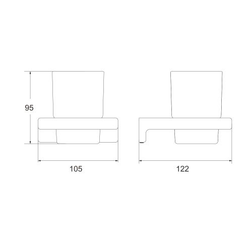 Стакан Rose RG18 RG1812 - фото 3