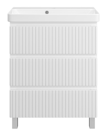 Тумба под раковину Brevita Victory VIC-07070-0103Я 70х40 напольная цвет белый