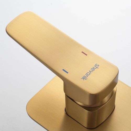 Душевая система Shevanik S9935G встраиваемая в стену цвет золото - фото 4