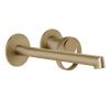 Смеситель для раковины Gessi Anello 63383#726 встраиваемый в стену бронза (внешняя часть)