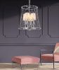 Люстра подвесная Lumina Deco Berton (Бертон) LDP 8013-4 CHR