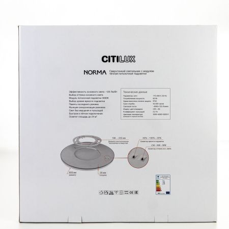 Светильник потолочный Citilux Norma (Норма) CL748600