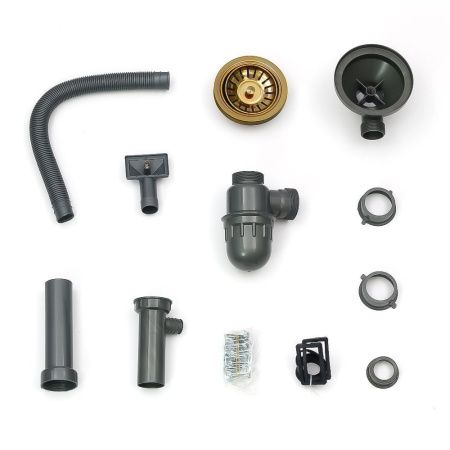 Кухонная мойка Melana ProfLine D5138HG золото 50х40 цвет золото поверхность брашированная