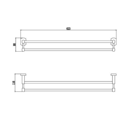 Полотенцедержатель Savol S-009949 - фото 3