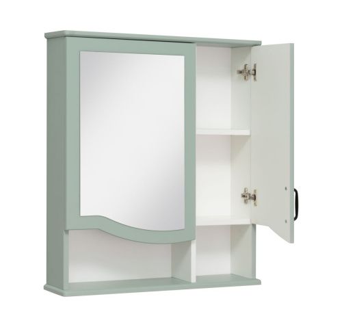 Зеркало-шкаф RUNO Марсель 00-00001219 60х75 подвесной цвет зеленый - фото 2