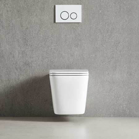 Унитаз подвесной Vincea Q-Line VT1-12T белый с сиденьем микролифт безободковый смыв торнадо