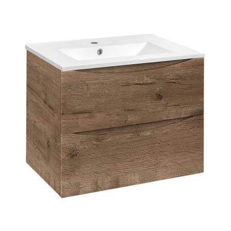 Тумба под раковину Vincea Mia VMC-2MC700VO 70х50 подвесная цвет коричневый