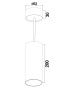 Светильник подвесной Wertmark Technical Focus LED Pendant P071PL-L12W4K