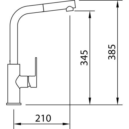 Смеситель для кухни Clever Artic Xtreme 98689 на мойку хром
