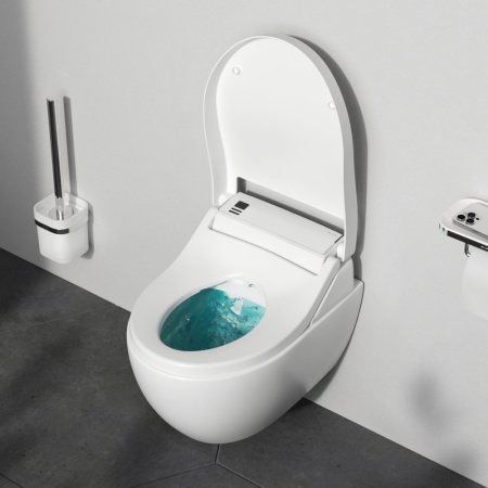 Унитаз подвесной Am.Pm Awe C111739SC белый с сиденьем микролифт душевой смыв