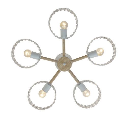 Люстра на штанге Escada Banjo (БанДжо) 679/5P White - фото 3