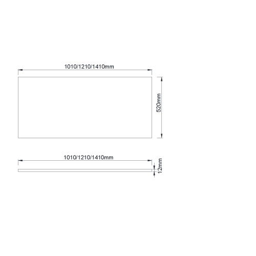 Столешница Armadi Art Quatro 792-120-W 52х121 накладная цвет белый - фото 2
