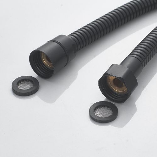 Душевая стойка Shevanik S4136H настенная цвет черный - фото 5