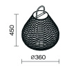 Светильник ландшафтный Maytoni Outdoor Plet (Плет) OSL599FL-L5B3K