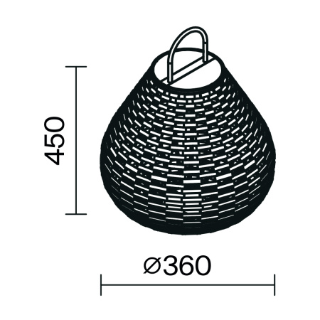 Светильник ландшафтный Maytoni Outdoor Plet (Плет) OSL599FL-L5B3K