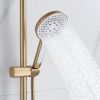 Душевая стойка Rose R3936G настенная цвет золото