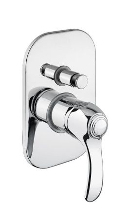 Смеситель для ванны и душа Webert Aurora AU860101015 настенный хром