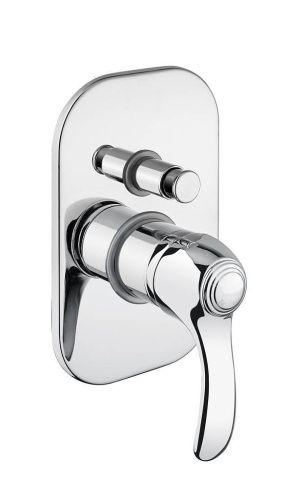 Смеситель для ванны и душа Webert Aurora AU860101015 настенный хром - фото 2