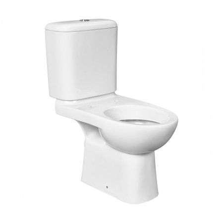 Унитаз-компакт напольный с бачком Roca Access 734P23800Y белый с сиденьем микролифт каскадный смыв