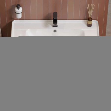 Тумба с раковиной Alavann Berta ALV0969000 80х50 подвесная цвет белый