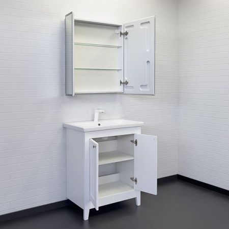 Тумба с раковиной Comforty Классик 00-00013804CF 70х50 напольная цвет белый