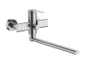 Смеситель для ванны и душа BELZ B22813-1 настенный сатин