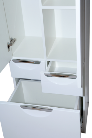 Шкаф-пенал Misty Орхидея П-Жас05050-0112Я 50х200 напольный цвет белый