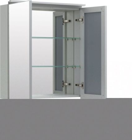 Зеркало-шкаф De Aqua Алюминиум 00261765 70х80 подвесной