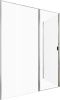 Душевой уголок Allen Brau Priority 3.31037.00 + 3.31040.00 160х80 стекло прозрачное профиль хром без поддона