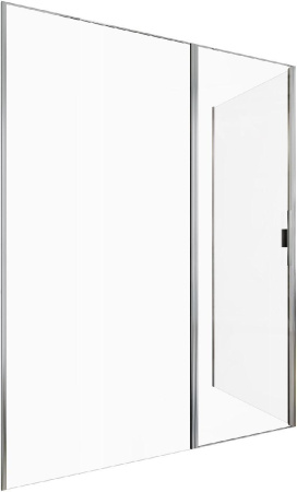 Душевой уголок Allen Brau Priority 3.31037.00 + 3.31046.00 160х100 стекло прозрачное профиль хром глянцевый без поддона