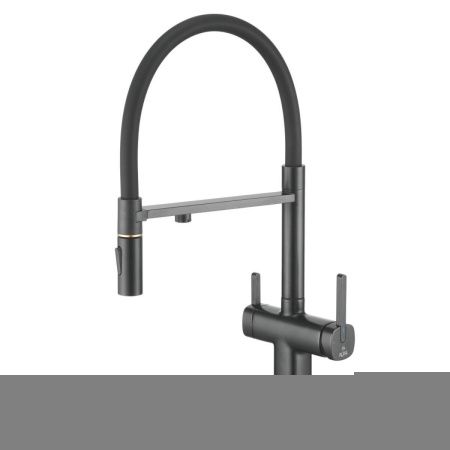 Смеситель для кухни Rose R358H на мойку черный