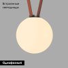 Трековый однофазный светильник Denkirs Belty orb (Белты орб) DK5555-BK