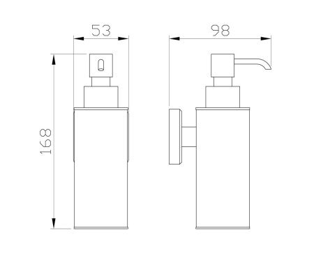Дозатор для мыла Wonzon & Woghand Roma WW-7232