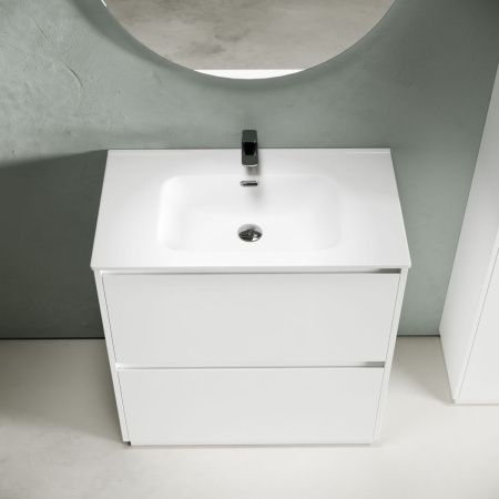 Тумба под раковину Sancos Libra Floor LB80FW 80х50 напольная цвет белый