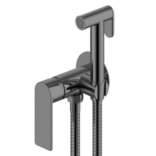Гигиенический душ со смесителем Voda Neva NVSMHGM оружейная сталь - фото 2