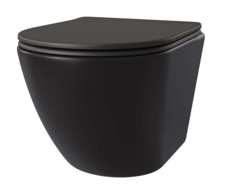 Сет унитаз + инсталляция + кнопка 111.300.00.5+FP.320.46.01+AM25010 Nero