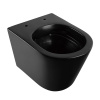 Унитаз подвесной Abber Bequem AC1102MB черный матовый с сиденьем микролифт безободковый каскадный смыв