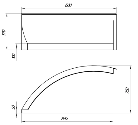 Фронтальная панель 1MarKa PICCOLO 02пк1770л