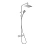 Душевая стойка Hansgrohe Vernis Shape 26319000 настенная цвет хром с термостатом