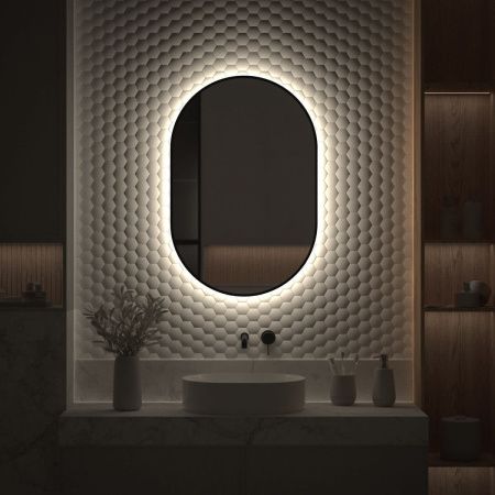 Зеркало с подсветкой Defesto AURA DF 2925 60х90 подвесное